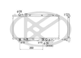Радиатор охлаждения двигателя Радиатор охлаждения двигателя
