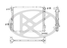 Радиатор охлаждения двигателя