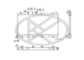 Радиатор охлаждения двигателя Радиатор охлаждения двигателя