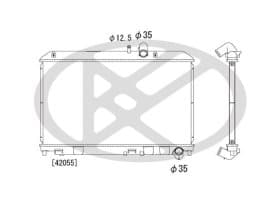 Радиатор охлаждения двигателя Радиатор охлаждения двигателя