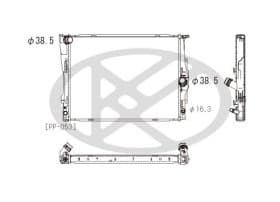 Радіатор охолодження двигуна