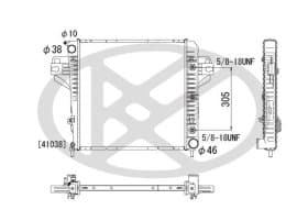 Радиатор охлаждения двигателя Радиатор охлаждения двигателя