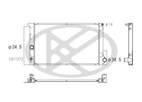 Радиатор охлаждения двигателя Радиатор охлаждения двигателя