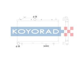 Радиатор охлаждения двигателя