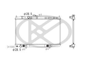 Радіатор охолодження двигуна