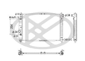 Радиатор охлаждения двигателя Радиатор охлаждения двигателя