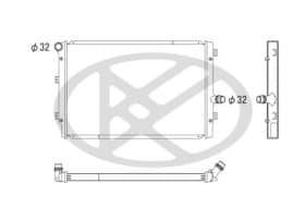 Радіатор охолодження двигуна Радіатор охолодження двигуна