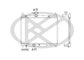 Радіатор охолодження двигуна