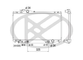 Радіатор охолодження двигуна