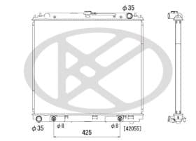 Радіатор охолодження двигуна