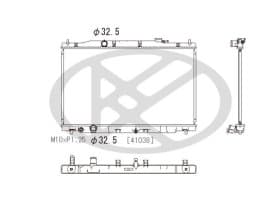 Радиатор охлаждения двигателя