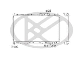 Радіатор охолодження двигуна