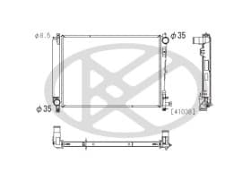 Радиатор охлаждения двигателя Радиатор охлаждения двигателя