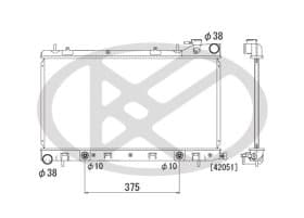 Радіатор охолодження двигуна