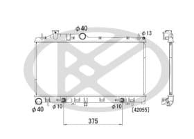 Радиатор охлаждения двигателя Радиатор охлаждения двигателя