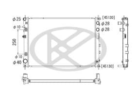 Радіатор охолодження двигуна