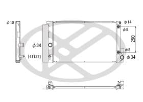 Радиатор охлаждения двигателя Радиатор охлаждения двигателя