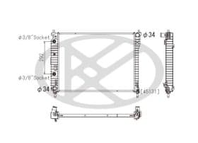 Радиатор охлаждения двигателя