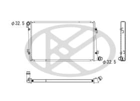 Радіатор охолодження двигуна Радіатор охолодження двигуна