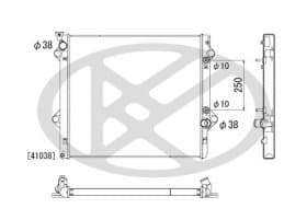 Радіатор охолодження двигуна