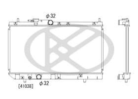 Радиатор охлаждения двигателя