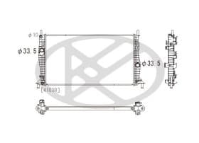Радиатор охлаждения двигателя Радиатор охлаждения двигателя
