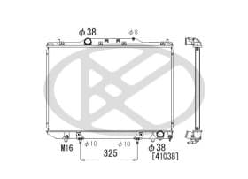 Радіатор охолодження двигуна