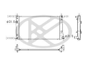Радиатор охлаждения двигателя Радиатор охлаждения двигателя