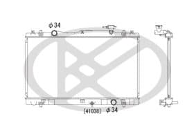 Радиатор охлаждения двигателя