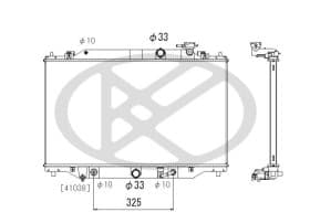 Радіатор охолодження двигуна Радіатор охолодження двигуна