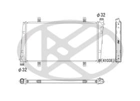 Радіатор охолодження двигуна