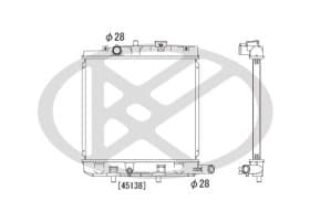 Радиатор охлаждения двигателя