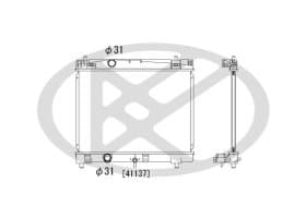 Радіатор охолодження двигуна