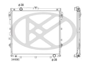 Радіатор охолодження двигуна