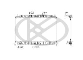 Радіатор охолодження двигуна