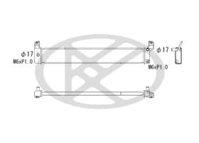 Радиатор охлаждения двигателя