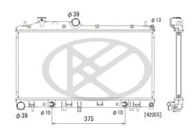 Радіатор охолодження двигуна