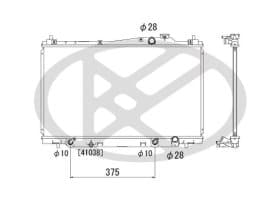 Радіатор охолодження двигуна