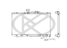 Радіатор охолодження двигуна