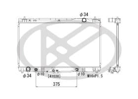 Радіатор охолодження двигуна