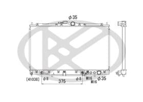 Радиатор охлаждения двигателя