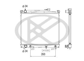 Радиатор охлаждения двигателя Радиатор охлаждения двигателя
