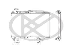 Радиатор охлаждения двигателя Радиатор охлаждения двигателя