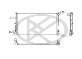 Радиатор охлаждения двигателя Радиатор охлаждения двигателя