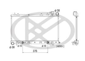 Радиатор охлаждения двигателя Радиатор охлаждения двигателя