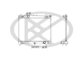 Радиатор охлаждения двигателя