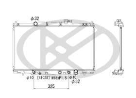 Радіатор охолодження двигуна