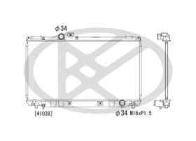 Радиатор охлаждения двигателя
