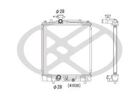 Радиатор охлаждения двигателя Радиатор охлаждения двигателя