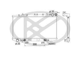 Радиатор охлаждения двигателя Радиатор охлаждения двигателя